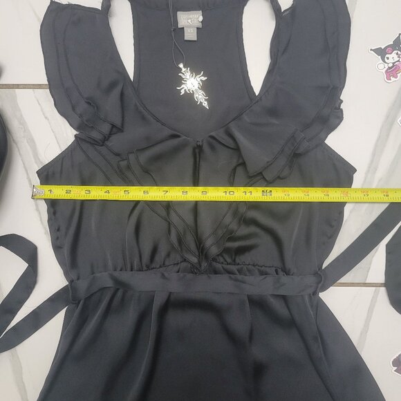 Stylish black Converse mini dress in size xs fairycore, boho summer - Picture 6 of 8